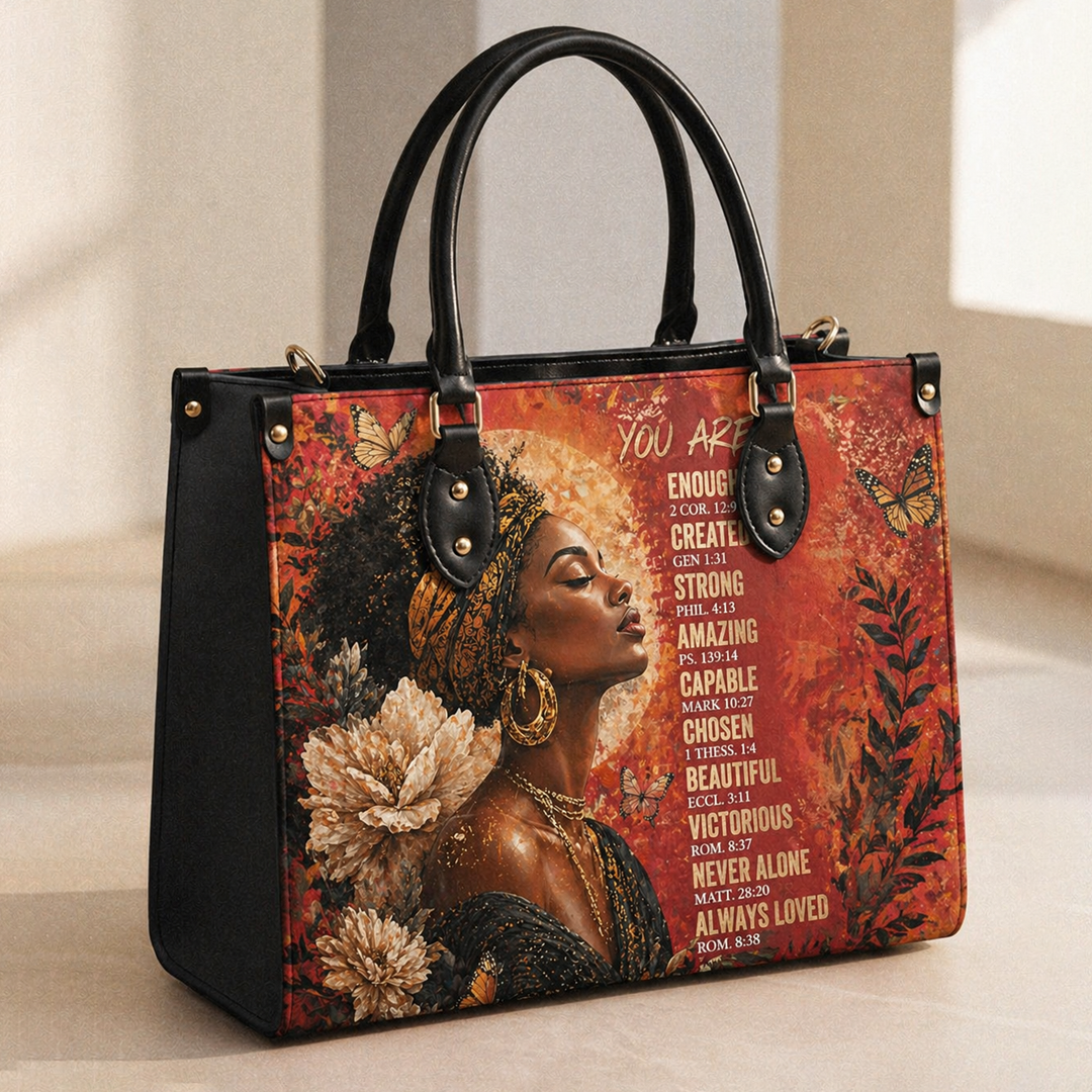 "NAMISA" LEATHER HANDBAG